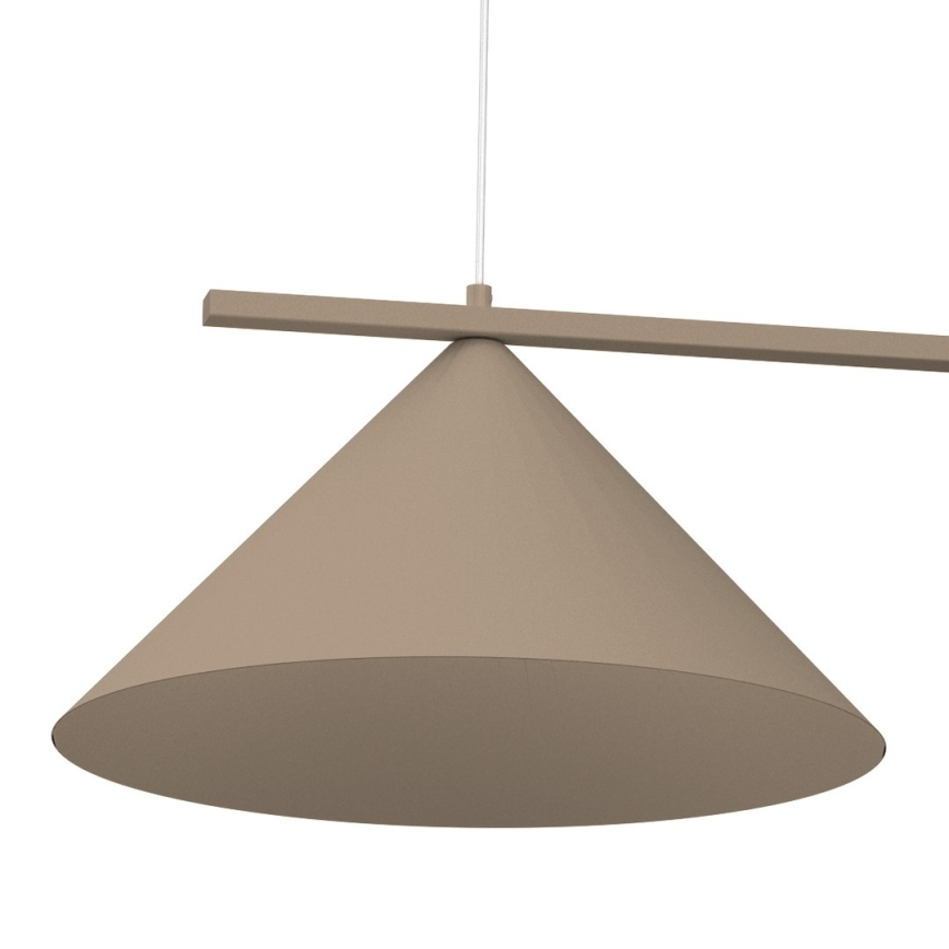 Lámpara colgante con cable CAPITAL 3xGX53/15W/230V beige