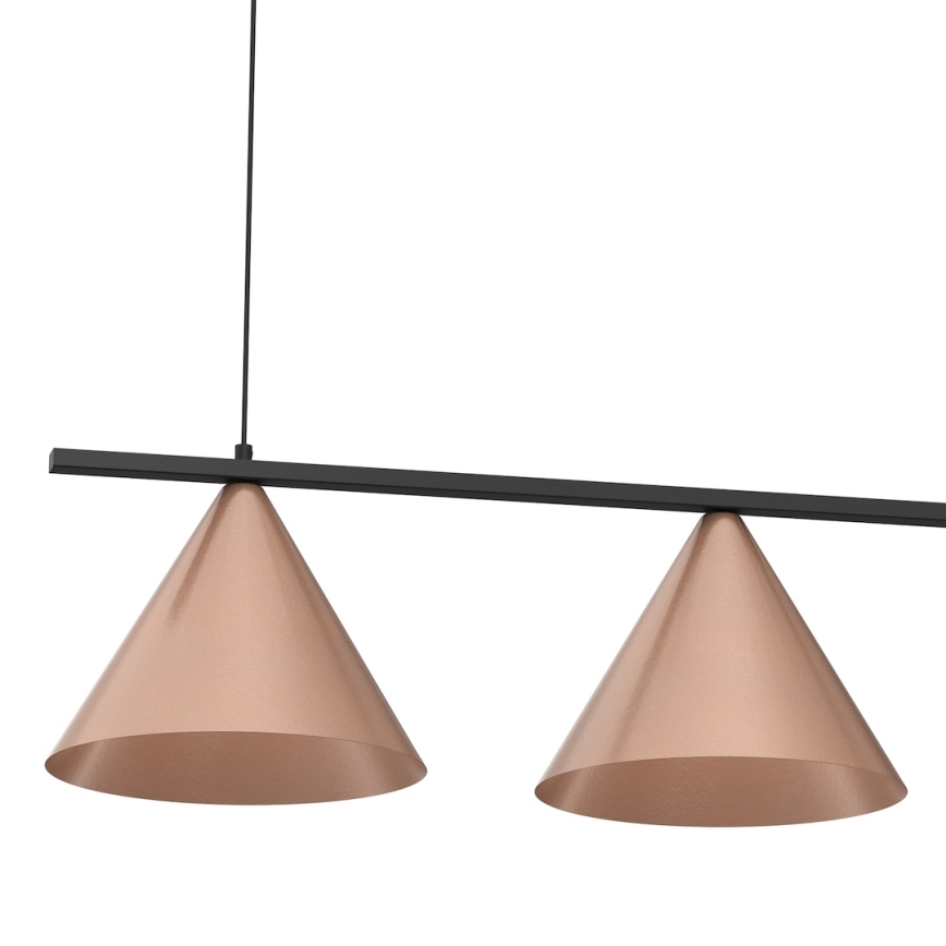 Lámpara colgante con cable CAPITAL 3xGX53/15W/230V oro rosa