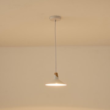 Lámpara colgante con cable CHROMA 1xG9/15W/230V blanca
