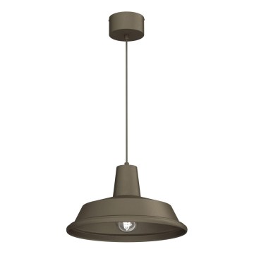Lámpara colgante con cable CLASS 1xE27/15W/230V bronce
