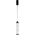 Lámpara colgante con cable CORTE LED/10W/230V, negra