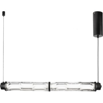Lámpara colgante con cable CORTE LED/18W/230V negra