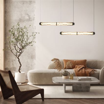 Lámpara colgante con cable CORTE LED/18W/230V negra