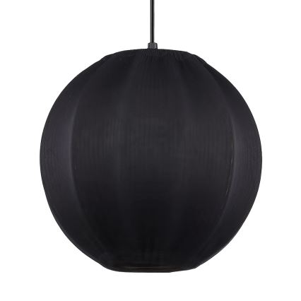 Lámpara colgante con cable DANA 1xE27/15W/230V Ø 25 cm, negra