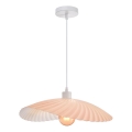 Lámpara colgante con cable DANCE 1xE27/40W/230V rosa
