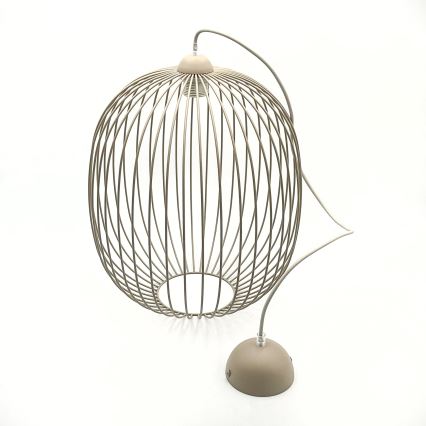 Lámpara colgante con cable DESTELLO 1xE27/15W/230V diámetro 33 cm beige