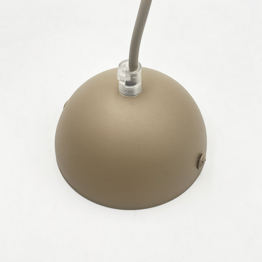Lámpara colgante con cable DESTELLO 1xE27/15W/230V diámetro 33 cm beige
