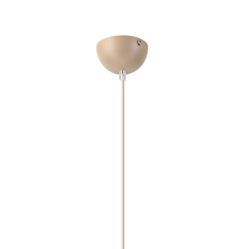 Lámpara colgante con cable DESTELLO 1xE27/15W/230V diámetro 33 cm beige