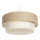 Lámpara colgante con cable DUO 1xE27/60W/230V Ø 50 cm beige/crema
