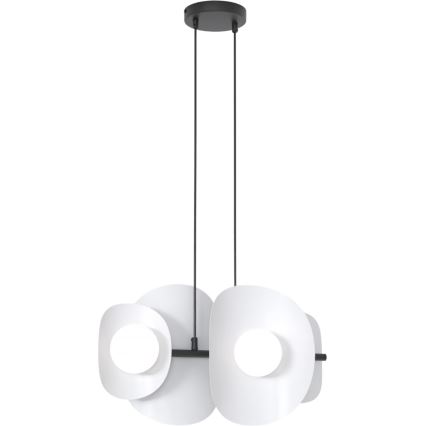 Lámpara colgante con cable ELEMENTI 4x G9/8W/230V, gris