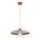Lámpara colgante con cable ETERI 1xE27/15W/230V beige/cobre