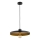 Lámpara colgante con cable ETERI 1xE27/15W/230V negro/dorado