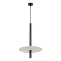 Lámpara colgante con cable FELTRO 1xG9/8W/230V negra/crema