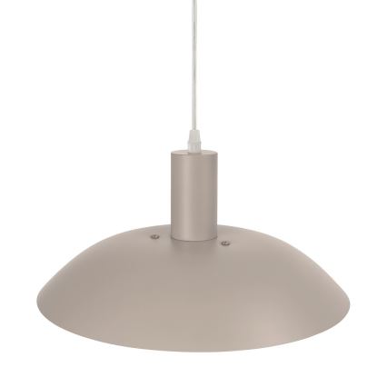 Lámpara colgante con cable FERRO 1xE27/15W/230V gris