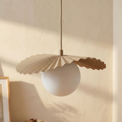 Lámpara colgante con cable FLORA 1xG9/8W/230V beige