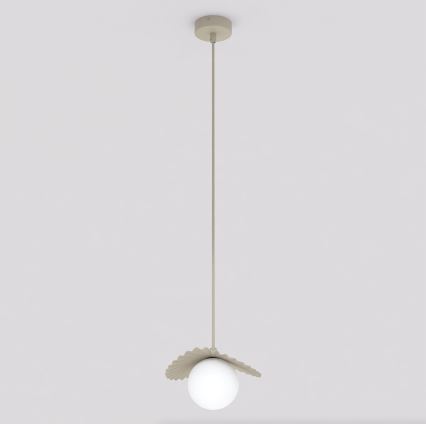 Lámpara colgante con cable FLORA 1xG9/8W/230V beige