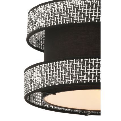 Lámpara colgante con cable HALO 1xE27/60W/230V negro/gris