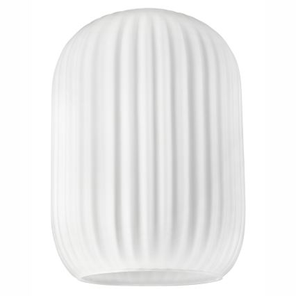 Lámpara colgante con cable HECTOR 1xE27/15W/230V blanco/latón Ø 14 cm