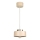 Lámpara colgante con cable IGNIA 1xE27/60W/230V beige/dorado