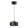 Lámpara colgante con cable IGNIA 1xE27/60W/230V negro/dorado