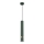 Lámpara colgante con cable JOKER 1xGU10/25W/230V verde/dorado