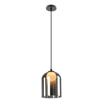 Lámpara colgante con cable KLEA 1xG9/15W/230V negro ahumado