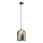 Lámpara colgante con cable KLEA 1xG9/15W/230V negro ahumado