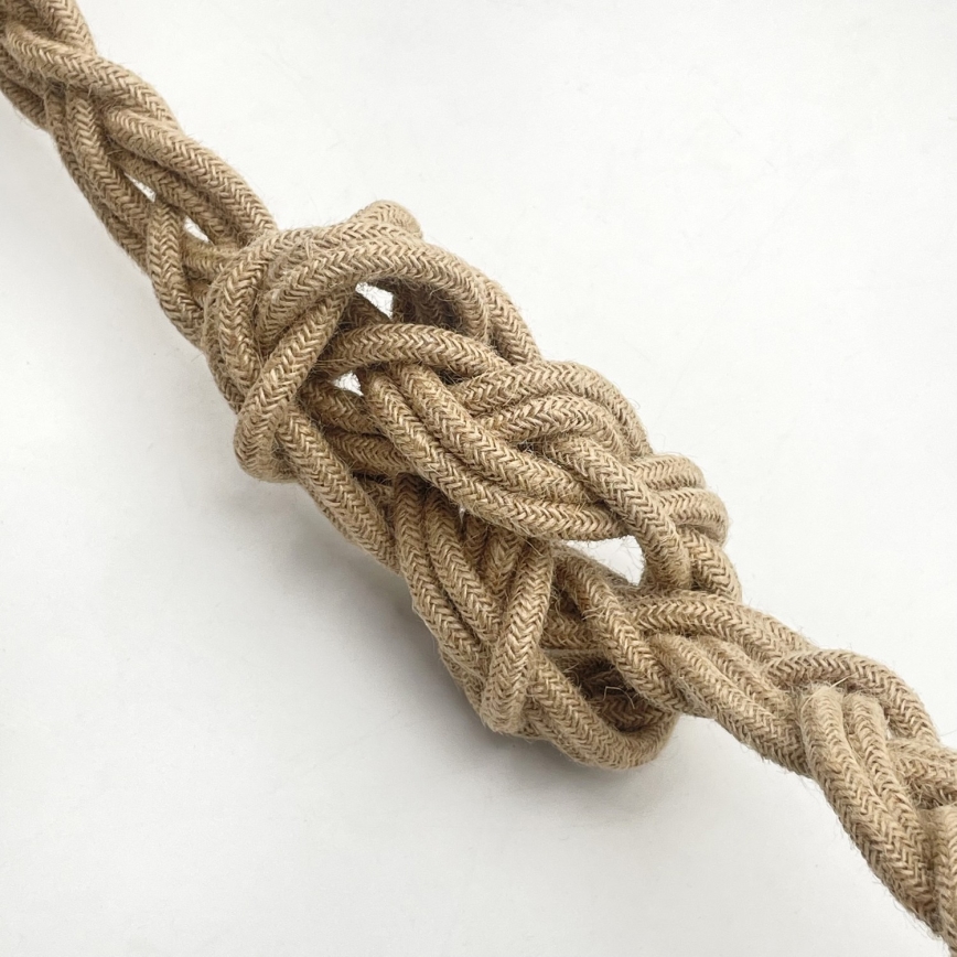 Lámpara colgante con cable LOOMIS 5xE27/15W/230V 83 cm beige/roble