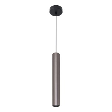Lámpara colgante con cable LUNGOMARE 1xGU10/10W/230V cromo mate