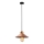 Lámpara colgante con cable MANAVGAT 1xE27/40W/230V cobre/marrón
