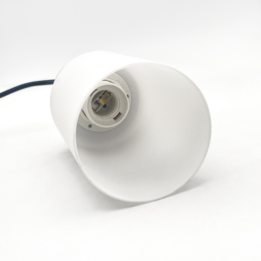 Lámpara colgante con cable MARKUS 3xE27/15W/230V negro/roble