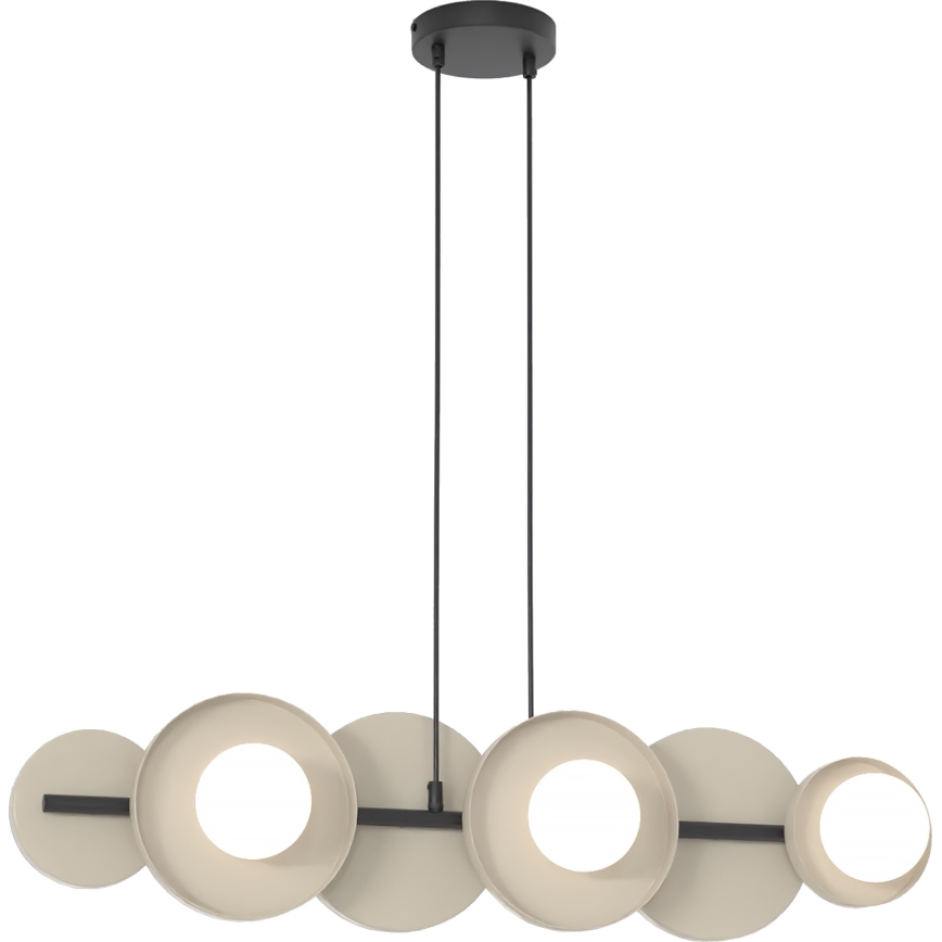Lámpara colgante con cable MODELO 6xG9/8W/230V beige