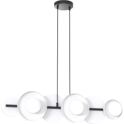 Lámpara colgante con cable MODELO 6xG9/8W/230V blanca