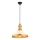Lámpara colgante con cable MONZA 1xE27/40W/230V Ø 30 cm crema/dorada