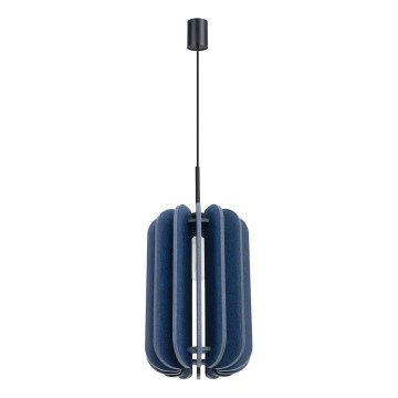 Lámpara colgante con cable MULA 1xE27/15W/230V Ø 27 cm azul