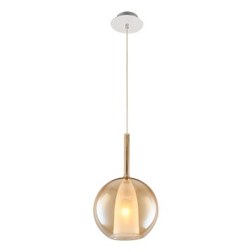 Lámpara colgante con cable MUSCAT 1xE14/40W/230V dorada