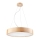 Lámpara colgante con cable NATURAL 3xE27/60W/230V Ø 47 cm pino