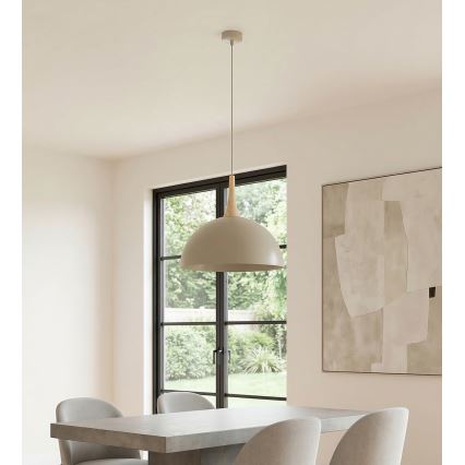 Lámpara colgante con cable NAUTICA 1xGX53/12W/230V beige