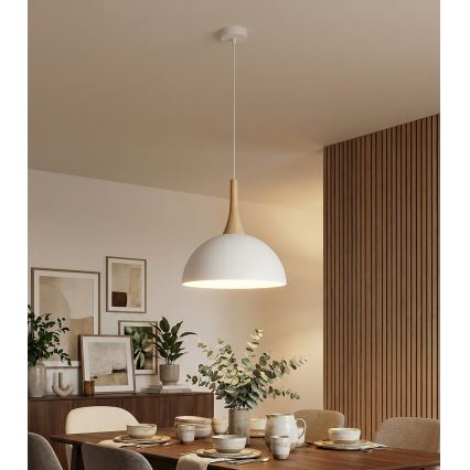 Lámpara colgante con cable NAUTICA 1xGX53/12W/230V blanca