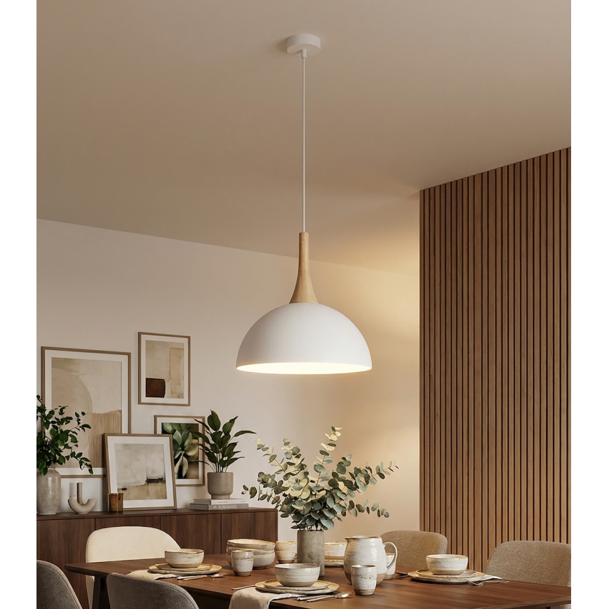 Lámpara colgante con cable NAUTICA 1xGX53/12W/230V blanca