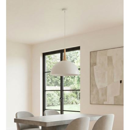 Lámpara colgante con cable NAUTICA 1xGX53/12W/230V blanca