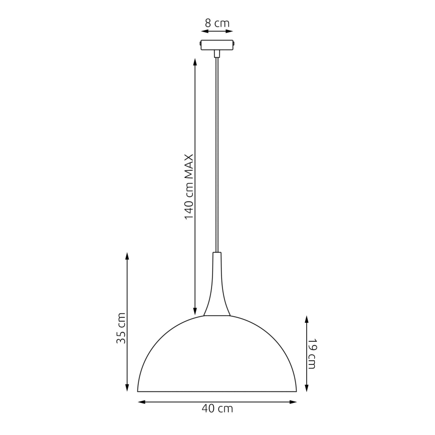 Lámpara colgante con cable NAUTICA 1xGX53/12W/230V blanca