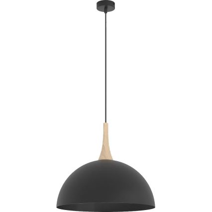 Lámpara colgante con cable NAUTICA 1xGX53/12W/230V, negra