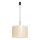 Lámpara colgante con cable NEVIA 1xE27/15W/230V Ø 40 cm beige/efecto mármol