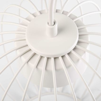 Lámpara colgante con cable OVELLA 1xGX53/10W/230V Ø 25 cm crema