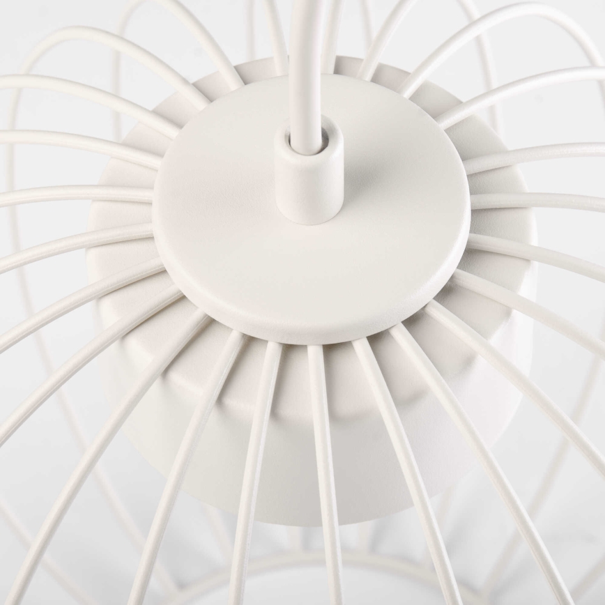 Lámpara colgante con cable OVELLA 1xGX53/10W/230V Ø 25 cm crema