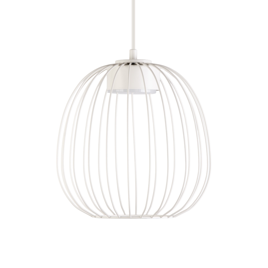 Lámpara colgante con cable OVELLA 1xGX53/10W/230V Ø 25 cm crema