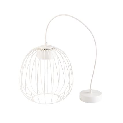 Lámpara colgante con cable OVELLA 1xGX53/10W/230V Ø 25 cm crema