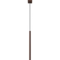 Lámpara colgante con cable PASTELO 1xG9/8W/230V marrón