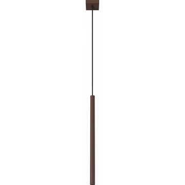 Lámpara colgante con cable PASTELO 1xG9/8W/230V marrón